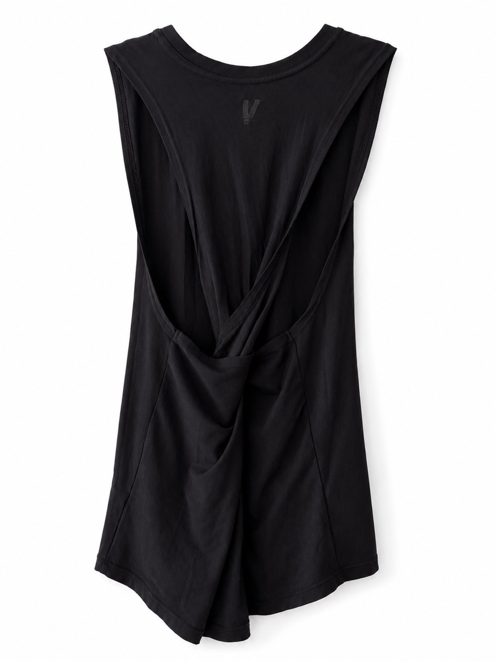 Vuori Black Open Back Tank Top Sleeveless Performance Shirt Small - Picture 2 of 3